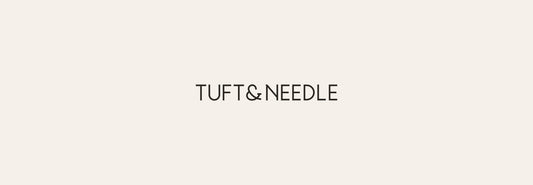 Tuft & Needle Logo on a cream background
