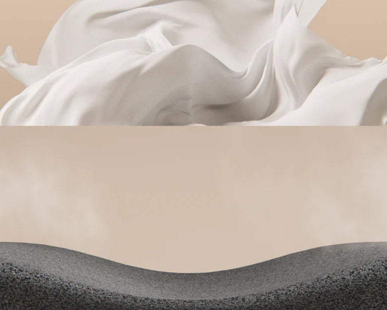 Close up of adaptive foam mattresses open cell technology  